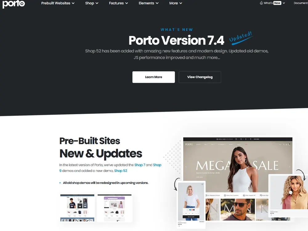 PORTO para wordpress